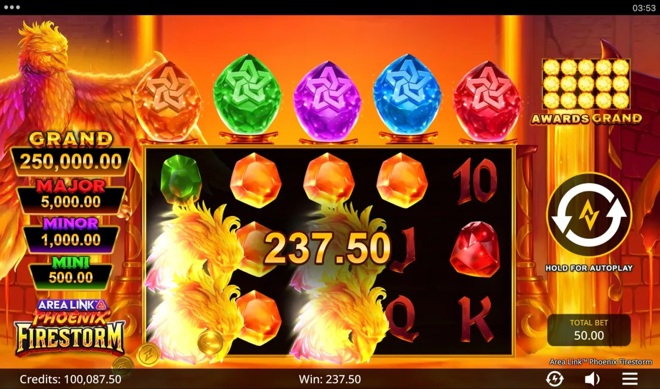 Area Link Phoenix Firestorm Slot