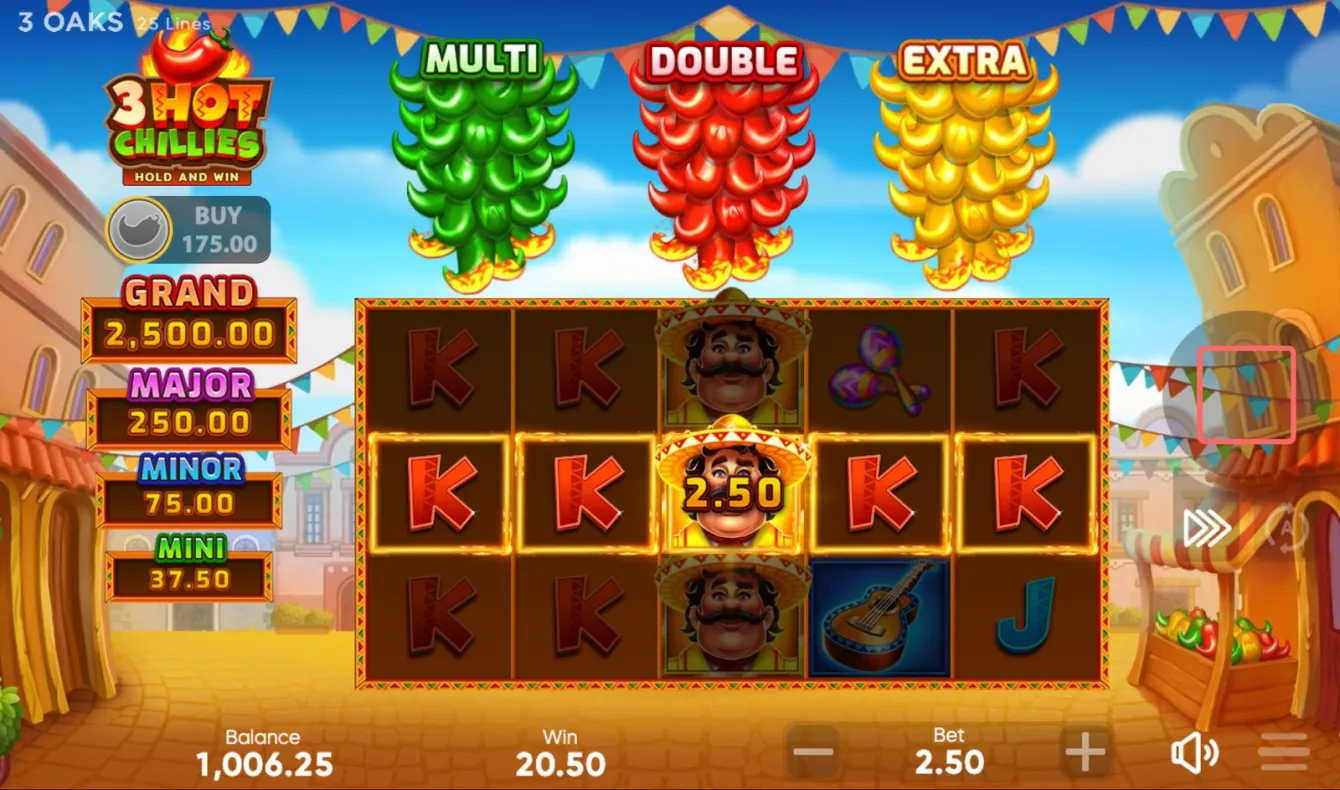 3 Hot Chillies Slot