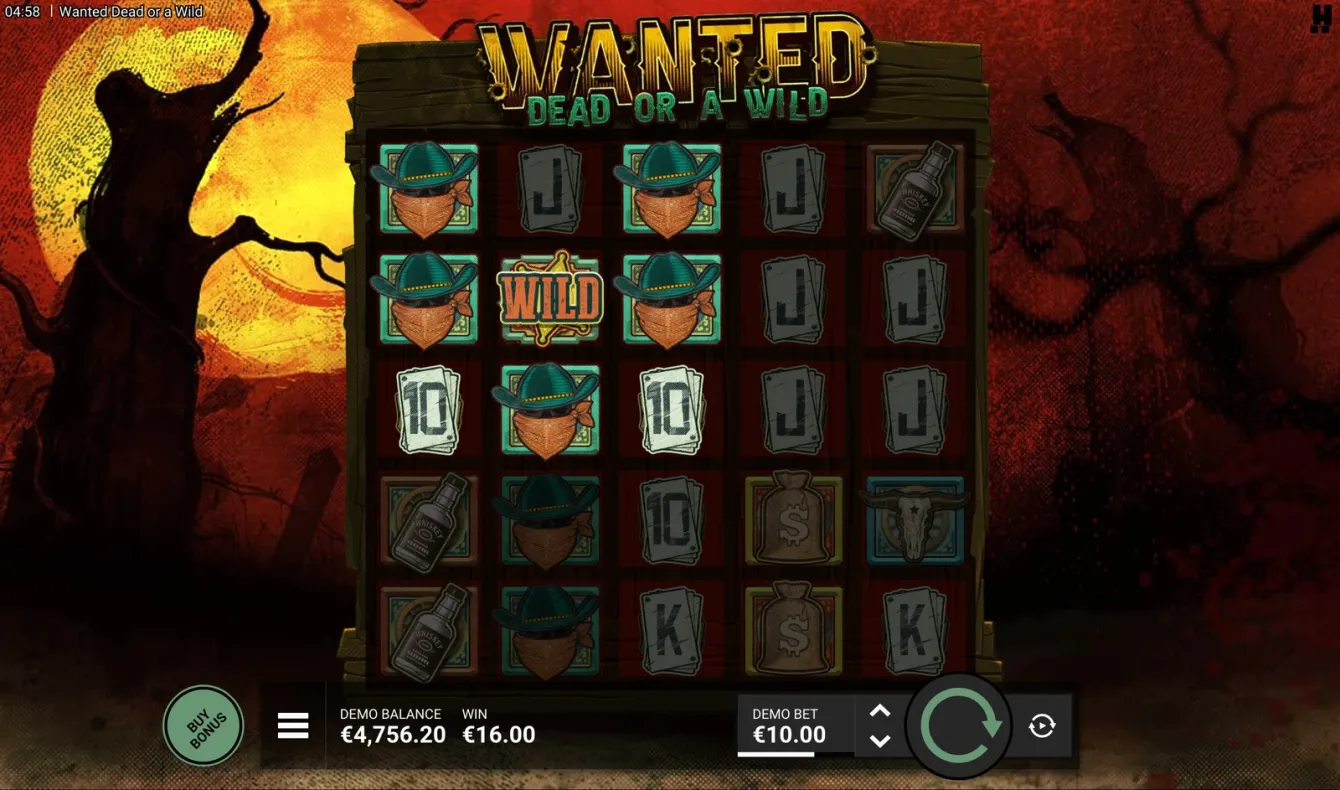 Wanted Dead or a Wild Slot