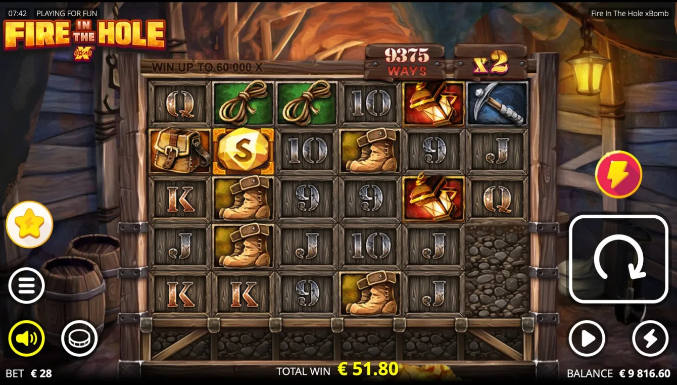 Fire in the Hole Slot
