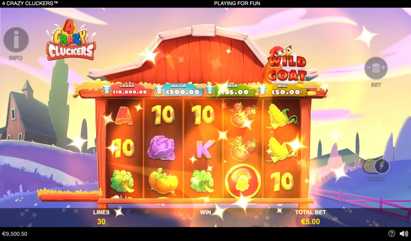 4 Crazy Cluckers Slot