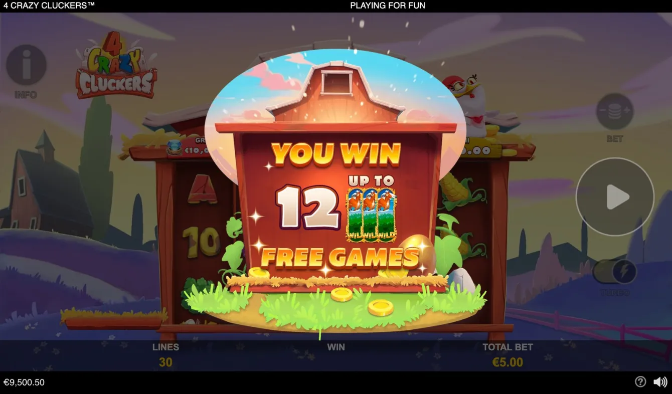 4 Crazy Cluckers Slot