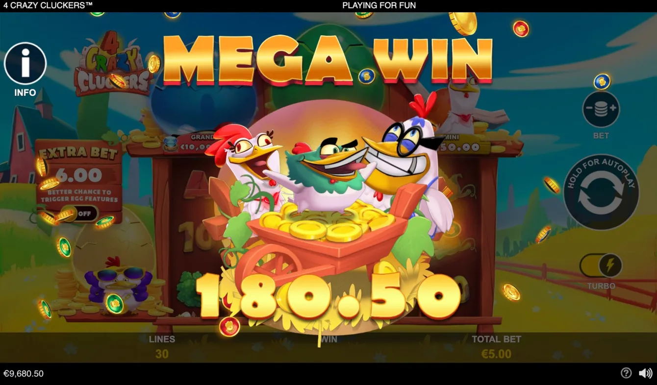 4 Crazy Cluckers Slot