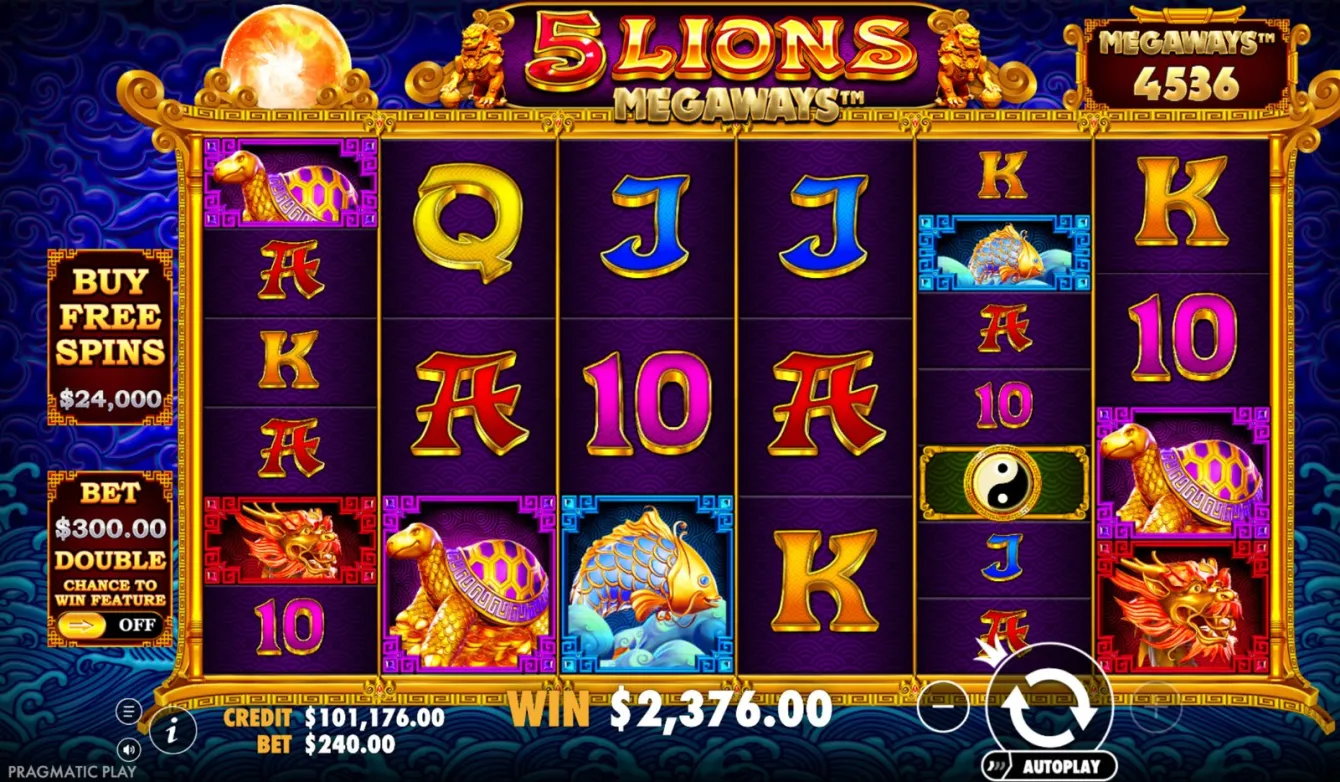 5 Lions Megaways Slot