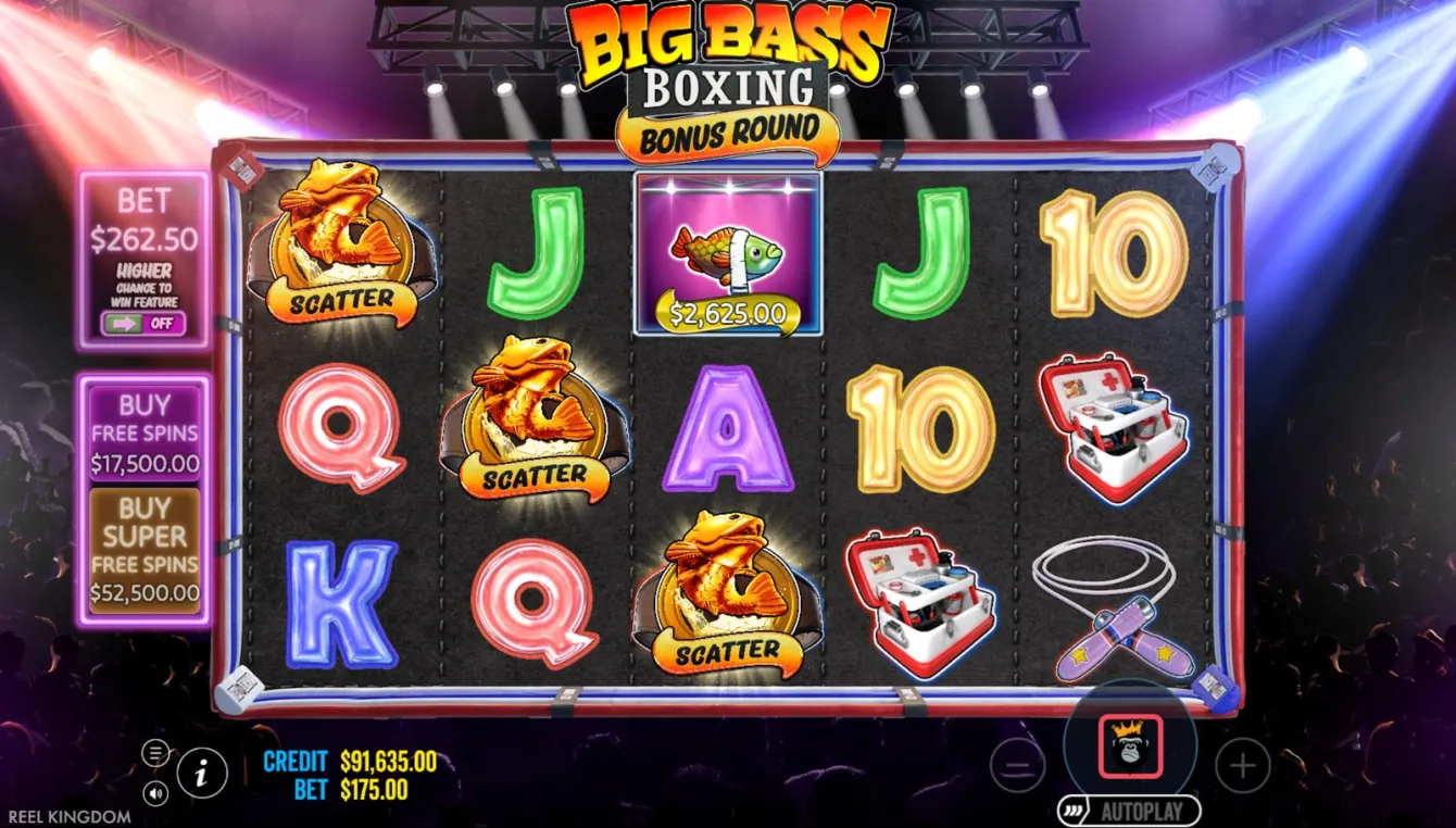 Big Bass Boxing Bonus Round Slot