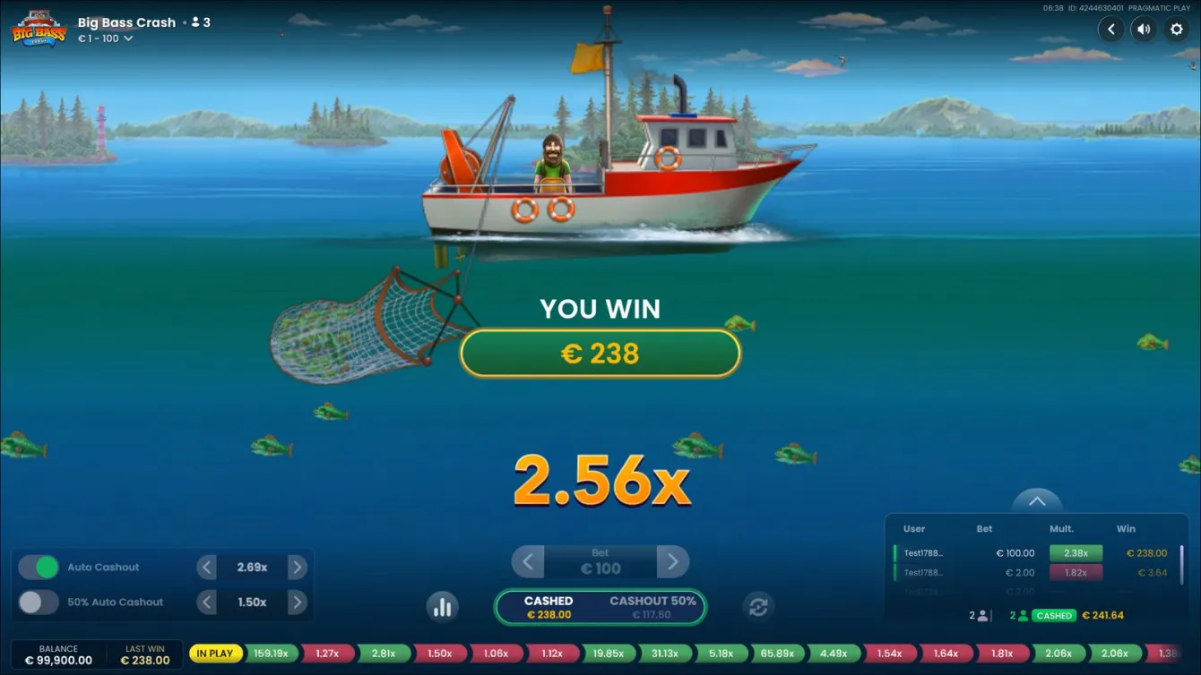 Big Bass Crash Slot
