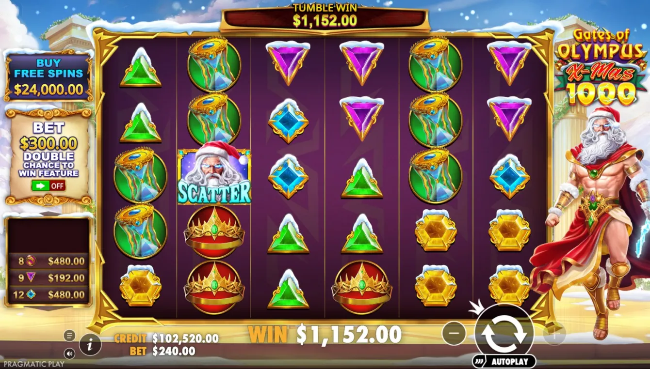 Gates of Olympus Xmas 1000 Slot