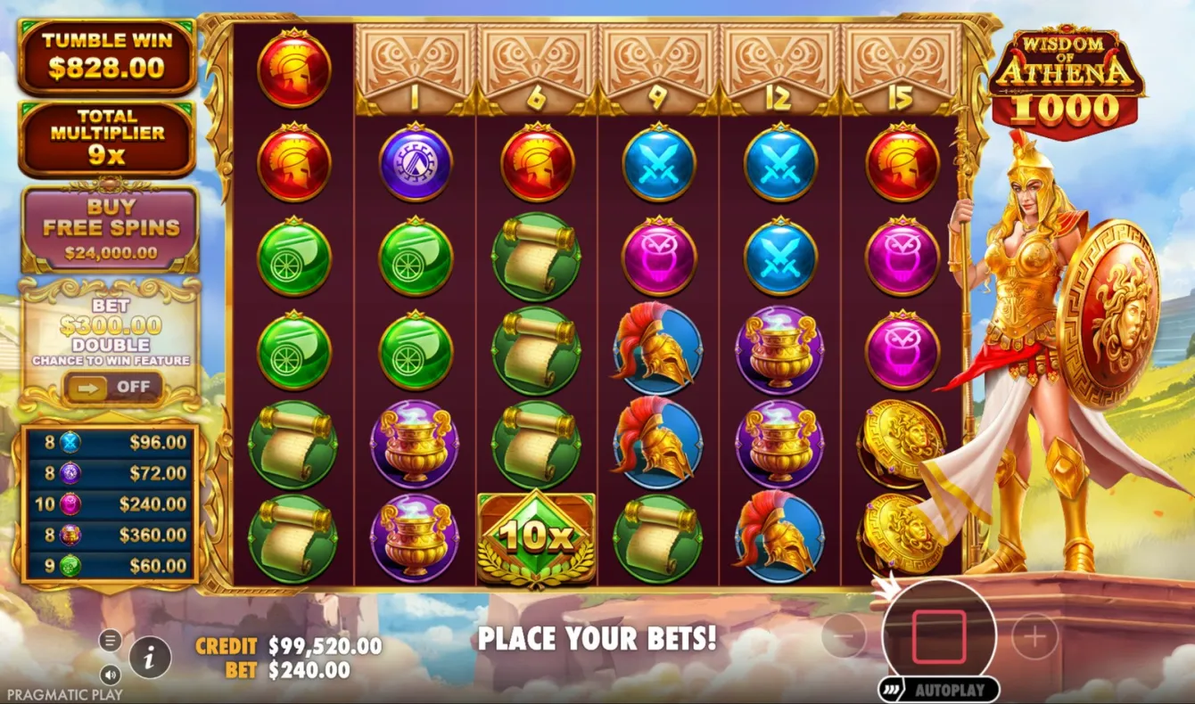 Wisdom of Athena 1000 Slot